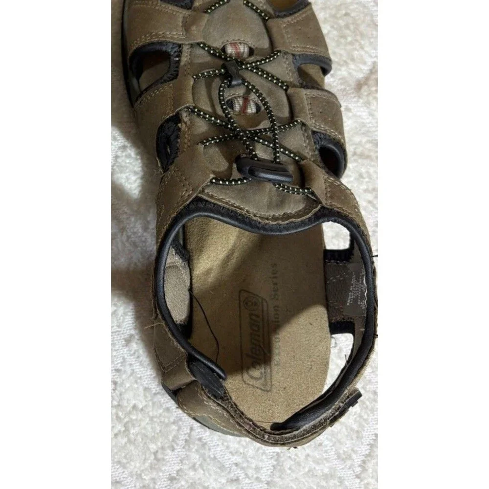 Coleman Excursion Series Kyran Brown Sandals Adjustable Heel Comfort Mens Size 8